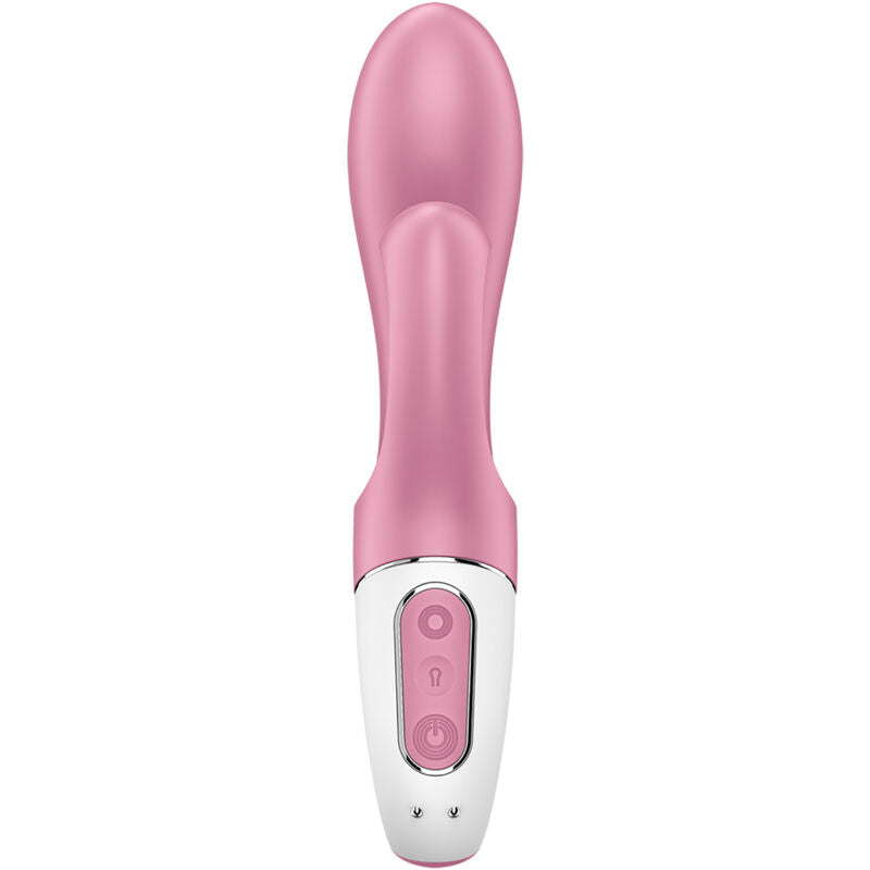 Satisfyer Vibrator - Bunny Air Pump 2 Old Pink, Inflatable, Vaginal and Clitoral Stimulation, 12 Vibration Programs