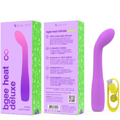 B Swish - Bgee Heat Infinite Rechargeable Silicone Luxury Vibrator With Sweet Lavender Heating