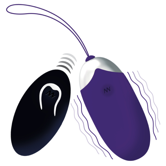 Intense Flippy II Egg Vibrator with Remote Control, Purple, from Intense Couples Toys