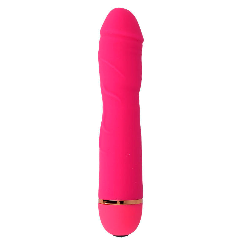 Intense Fun - Airon Vibrator with 20 Speeds, Soft Silicone, Water Resistant, 3.5 cm x 18 cm, Pink