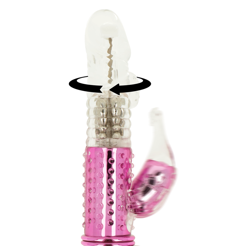 Ohmama Vibrators-  Vibrator Cu Funcție De Rotație Și Stimulator De Clitoris