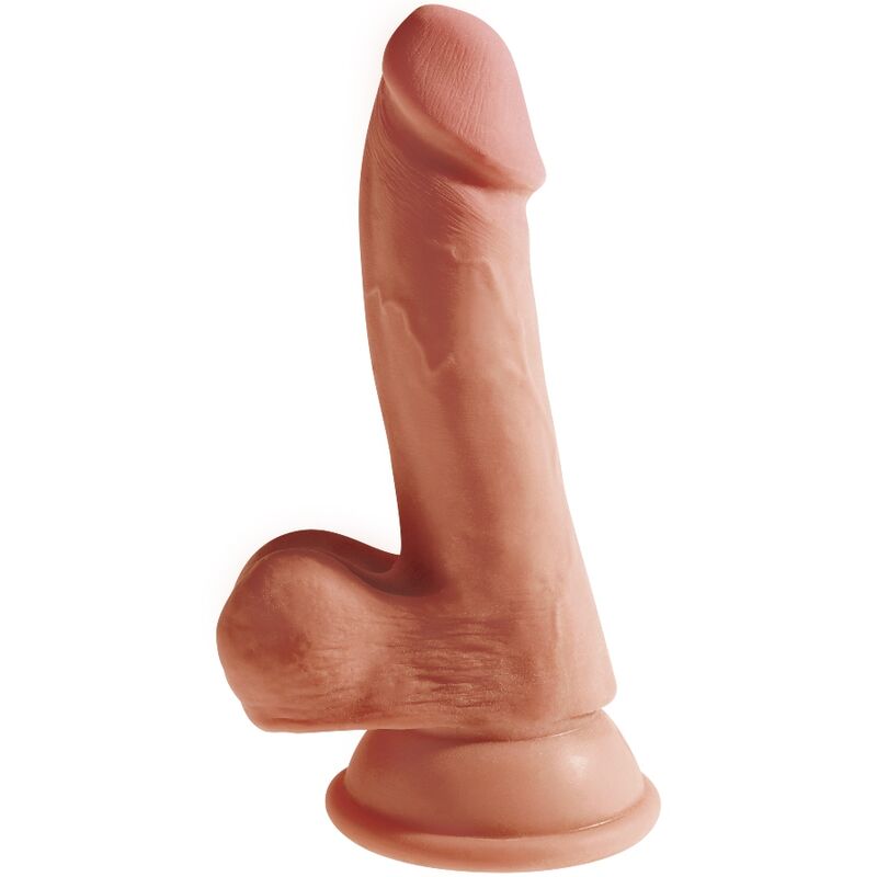 King Cock Plus- 3D Penisel Cu Bile 17 Cm