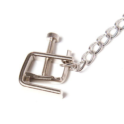 Ohmama Fetish - Metal Screw Clips and Nickel Free Chain