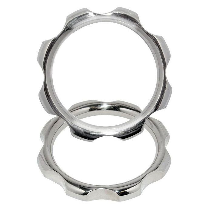 Metal Hard - Torque 50mm Stainless Steel Cock Ring, 8mm Thickness, Distinctive Elegance For Your Style