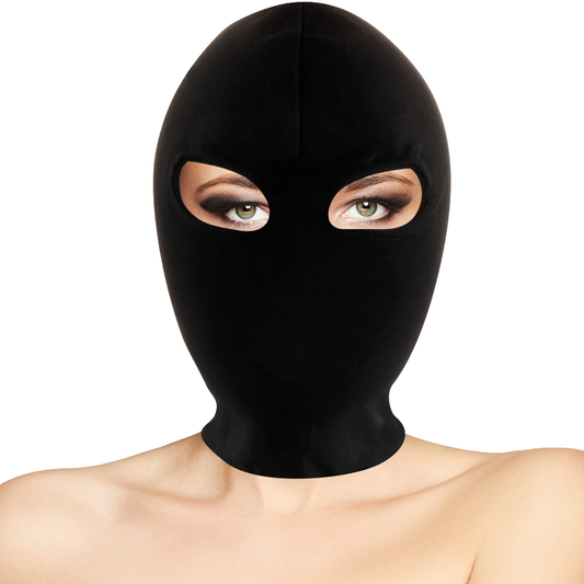 Darkness Bondage - Black Bondage Mask with Eye Opening Made of Premium Spandex