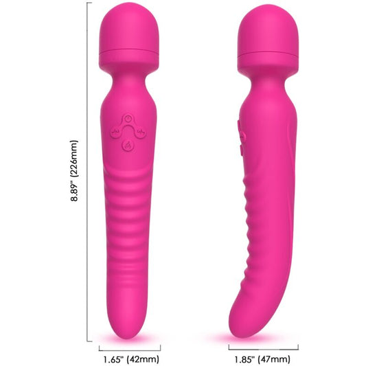 Armony Massagers- Misiunea Masaj & Vibrator Efect De Căldură Fuchsia