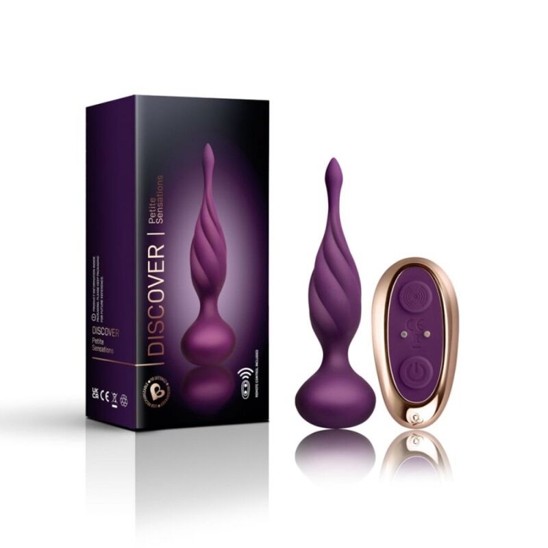 Rocks-Off - Lilac Discover Anal Stimulator with Remote Control and 10 Vibration Levels