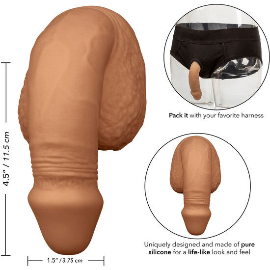 California Exotics- Silicon De Ambalare Penis 12.75Cm Caramel