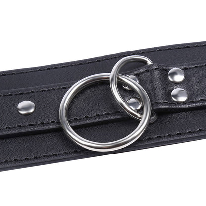 Ohmama Fetish O-Ring Wrist Lock with Safety Rings - O-Ring Lock Wrist Handcuffs, Safety Accessories Included