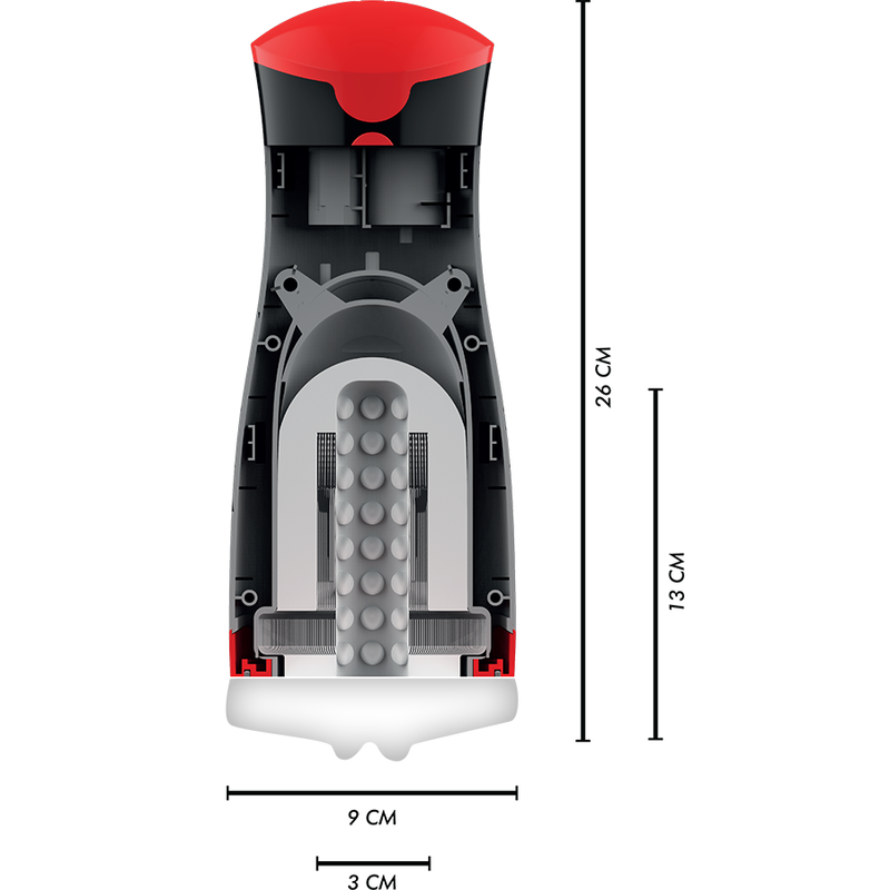 Jamyjob - Jango Compression And Vibration Masturbator, Turbo Mode, Powerful Motor, And More Features