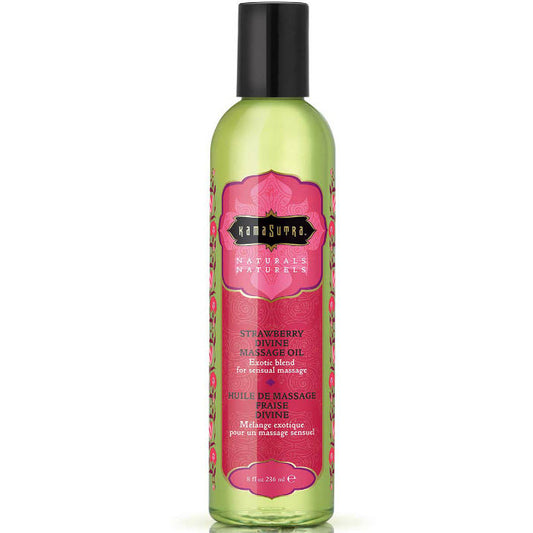 Kamasutra Cosmetics - Strawberry Naturals Massage Oil, 236 ml