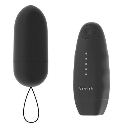 B Swish Bnaughty Classic Unleashed Black - Waterproof Multifunctional Bullet Vibrator with Wireless Remote Control