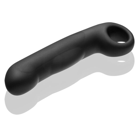 Electrastim Ovidiu Silicone Noir Dildo - G Spot and Prostate Stimulator in Silicone Noir