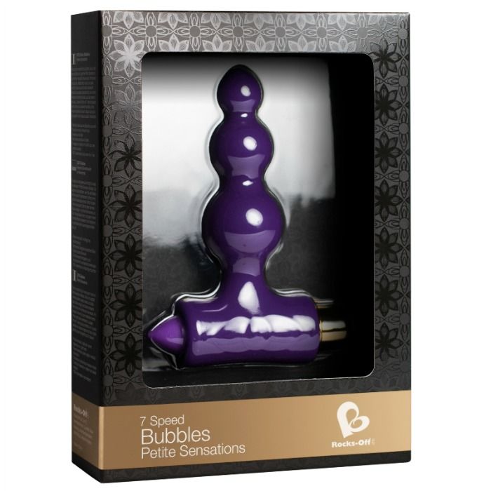 Rocks-Off-Stimulator Anal Petite  Bubbles Rocks Off Violet