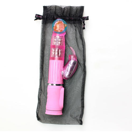 Baile Rotations - Vibrator With Rotation and Clitoris Stimulator Rock Bunny 27cm