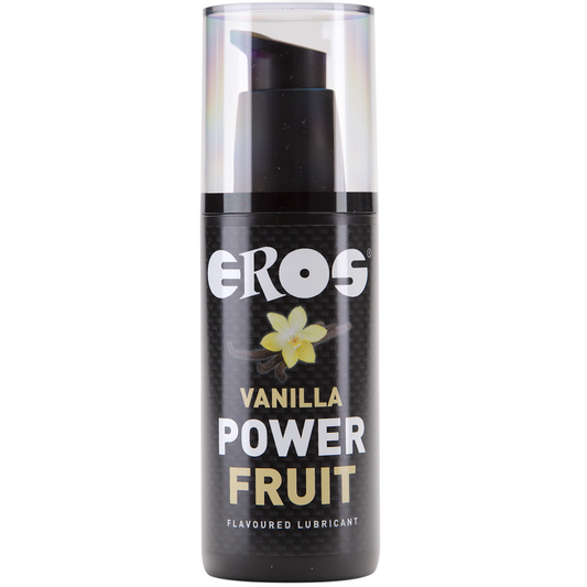 Eros - Medical Lubricant with Intense Vanilla Flavor, Water and Silicone Base, 125 ml