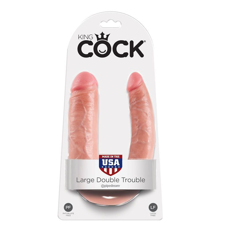 King Cock- Ushaped Large Double Trouble Flesh