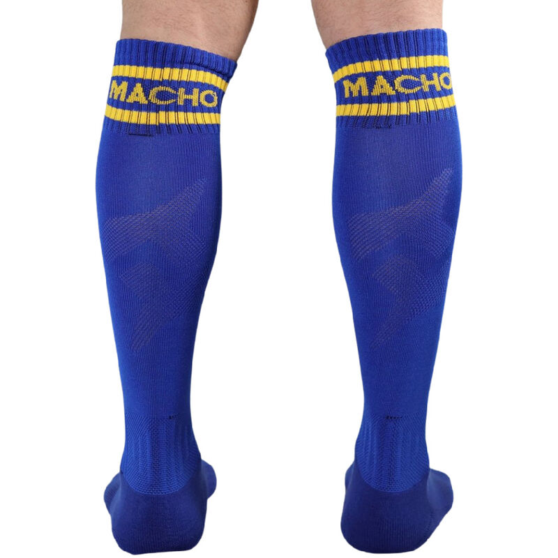 Macho Underwear-Șosete Lungi De Sex Masculin O Mărime Albastru