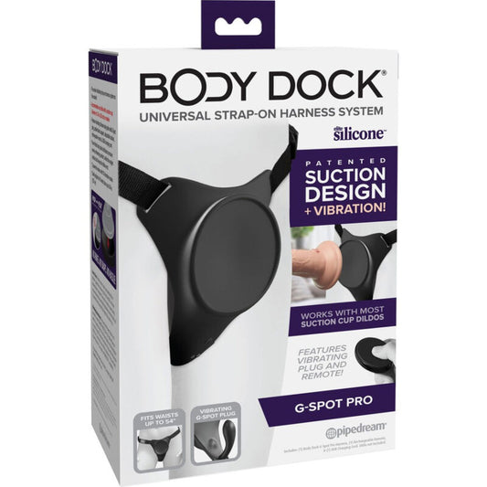 Pipedreams - G-Spot Pro Body Dock Harness with Vibration and Rechargeable Remote