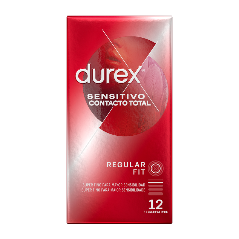 Durex Condoms-Durex Sensitive Contact Total 12 Unități