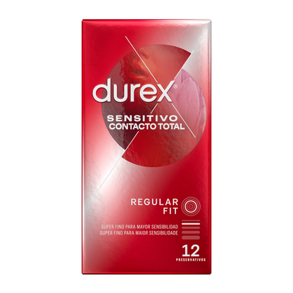 Durex Condoms-Durex Sensitive Contact Total 12 Unități