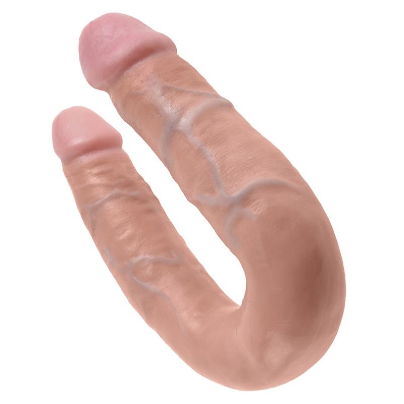 King Cock- Ushaped Medium Double Trouble Flesh