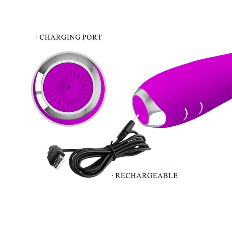 Pretty Love Smart- Molly Vibrator Reîncărcabil Cu Funcție Rotativă