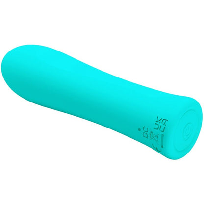 Pretty Love Flirtation- Alfreda Super Power Vibrator Aqua Green