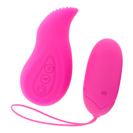 Moressa Edgar Premium Remote Control - Vibrator Set and Silicone Vibrator Egg, Rechargeable