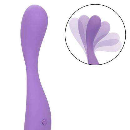 California Exotics Contour Demi Violet - Multidirectional Liquid Silicone Vibrator with 10 Functions