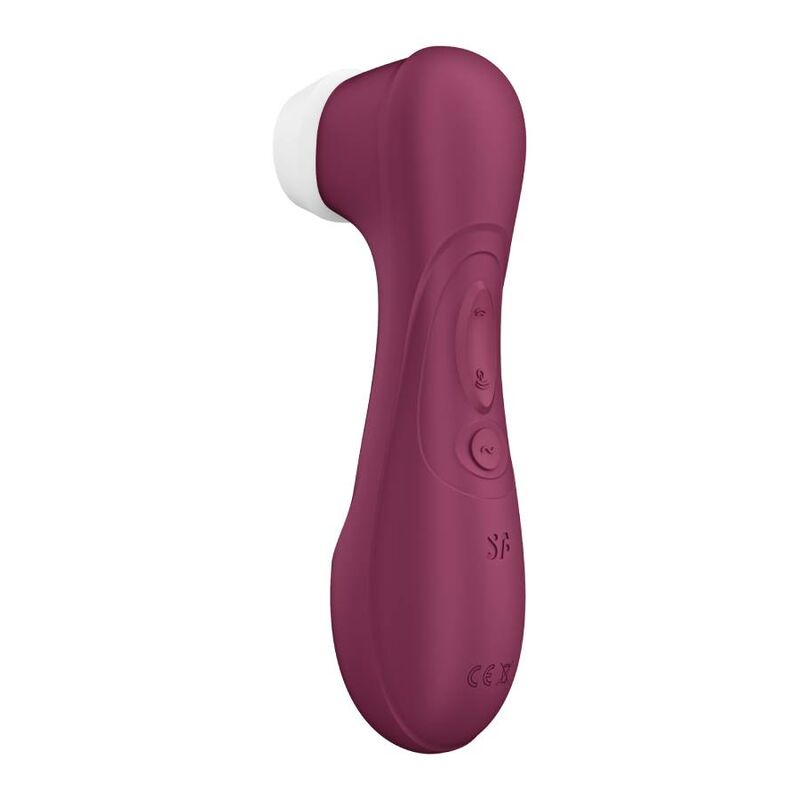 Satisfyer Connect - Clitoral Stimulator with Bluetooth and App Pro 2 Generation 3, Waterproof, Wine Red, Soft Silicone Vibrator, 15 Years Warranty