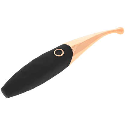 Ohmama Stimulating - 36 Modes Rechargeable Clitoris Stimulator, Black-Red-Gold