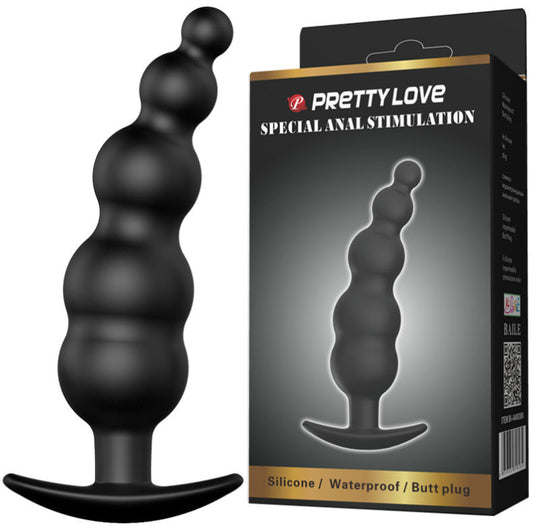 Pretty Love Bottom - Silicone Anal Stimulator for Special Stimulation, 11.8 cm, Unisex