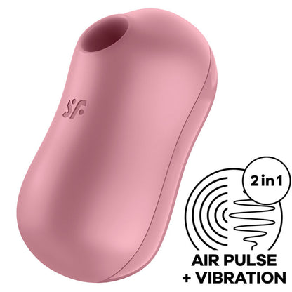 Satisfyer Cotton Candy - Air Pulse Clitoris Stimulator and Vibrator, Pink, Water Resistant, 15 Year Warranty