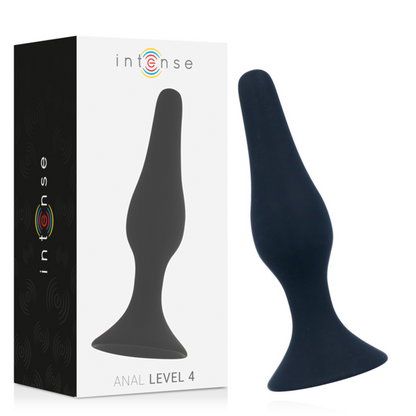 Intense Anal Toys-Intens Anal Nivel 4 15.5Cm Negru