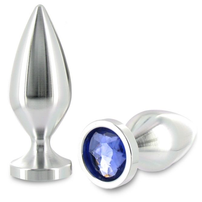 Metal Hard-Dop Anal Diamant Cristal Mare 10.16Cm