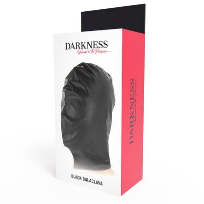 Darkness Bondage - Black Satin Bondage Mask, Made of Superior Quality Satin