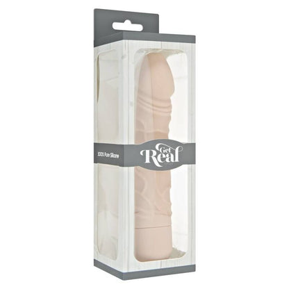 Get Real - Original Natural Classic Vibrator, 20.1 cm, Silicone, 7 Speed ​​Modes, Water Resistant, Pink