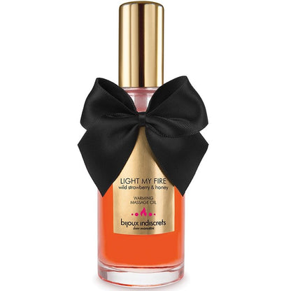 Bijoux Love Cosmetiques-Light My Fire Wild Strawberry Ulei De Încălzire