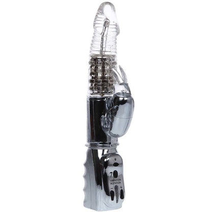 Baile Rotations - Missile Amour Transparent Vibrator with Vibrations and Rotations - 26.5 cm x 3.8 cm