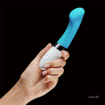 Lelo - Gigi 2 Vibrator Turquoise Blue with 8 Vibration Patterns and Body Safe Silicone