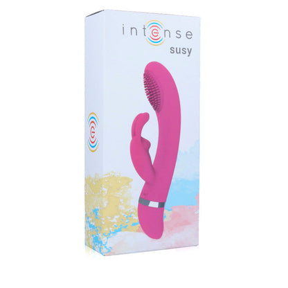 Intense Vibrator Susy Pink, Flexible, Clitoris Stimulation, Submersible, Intense Couples Toys