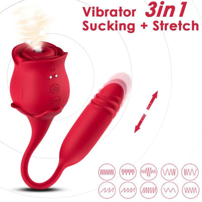 Armony Stimulators- Roseknigth Lins Vibrator Clitoris  Vibrator Roșu