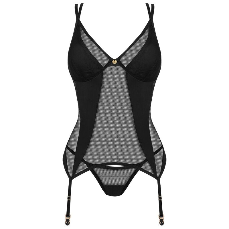 Obsessive Corsets - Nesari Corset and Thong XS/S in Polyamide and Elastane