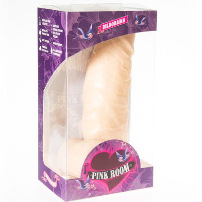 Pink Room - Dayan Realistic Flesh Dildo 17 cm, Pink Room, Hypoallergenic PVC, With Suction Cup