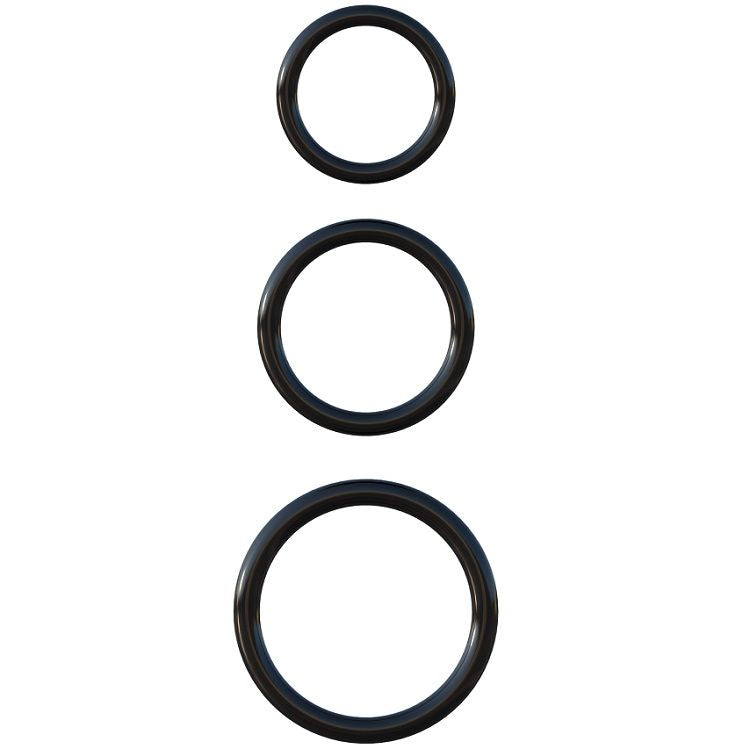 Fantasy C-Ringz - Set of 3 Silicone Resistance Rings for Strong Erections