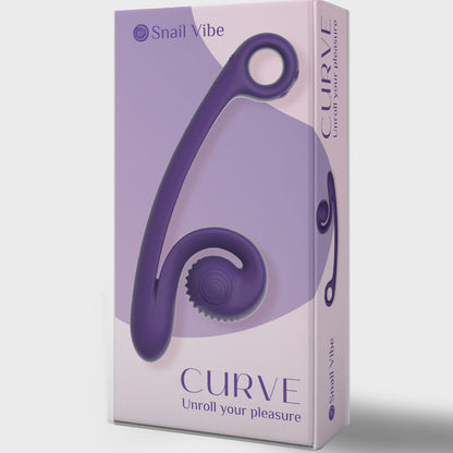 Snail Vibe-  Curbă Vibrator Violet