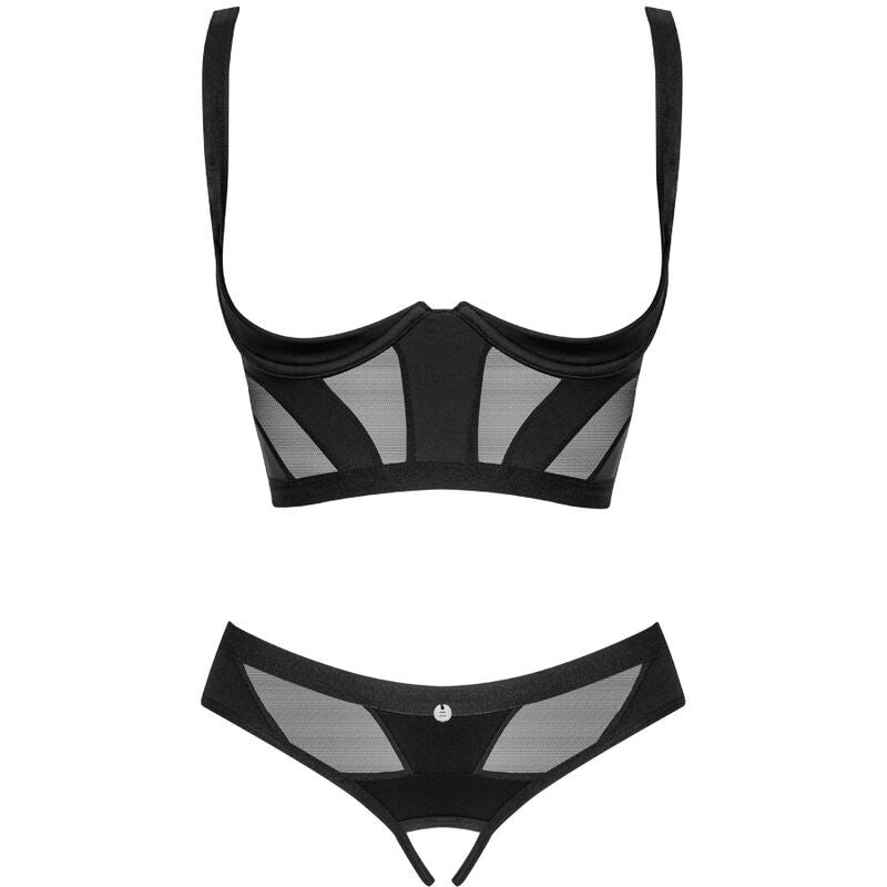 Obsessive Sets - Chic Amoria Cupless M/L 2 Piece Set in Polyamide and Elastane