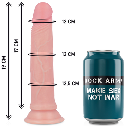 Rock Army- Harnașament + Lichid Silicon Dildo Premium Avenger 19Cm