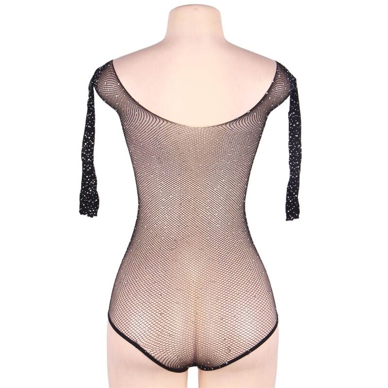 Subblime Teddies - Long Sleeve Fishnet Teddy S/M